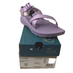 Chaco Womens Z1 Classic Sandal Lavender Frost Size 8 Athletic Sandal New In Box